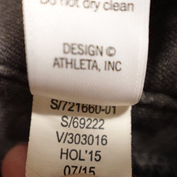 Athleta ponte twill moto leggings women's 0 gray - Picture 5 of 13